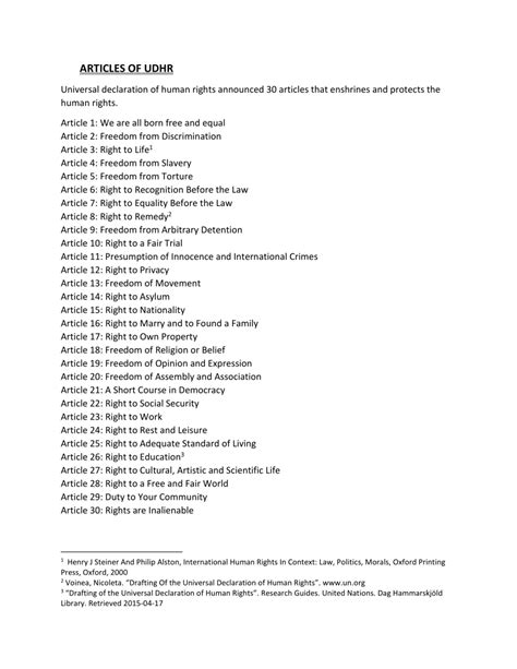 (PDF) ARTICLES OF UDHR