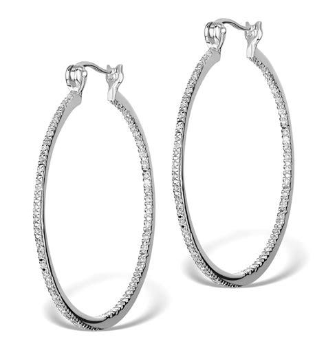 Diamond Hoop Earrings | TheDiamondStore.co.uk™