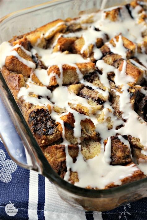 Chocolate Babka Bread Pudding | Renee's Kitchen Adventures