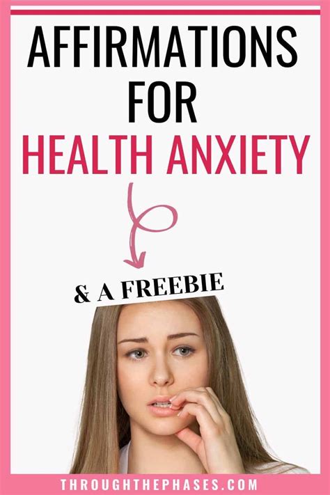 20 positive affirmations for health anxiety – Artofit