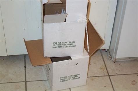 Empty chip shipping boxes | "It's the secret desire of every… | Flickr