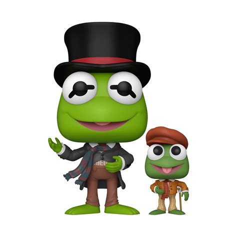 Funko POP! Movies: The Muppet Christmas Kermit the Frog (Bob Cratchit) with Robin the Frog (Tiny ...