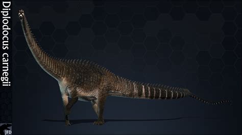 ArtStation - Diplodocus carnegii, Jagged Fang Designs | Diplodocus, Sims, 3d reconstruction