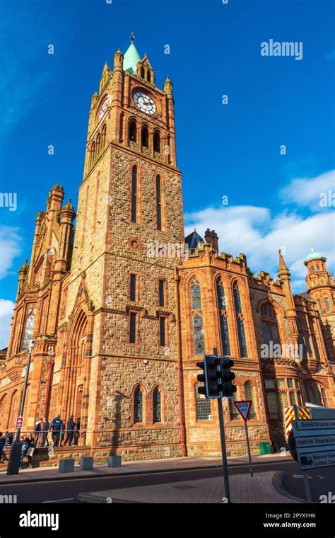 The Guildhall in Derry / Londonderry, County Londonderry, Northern ...