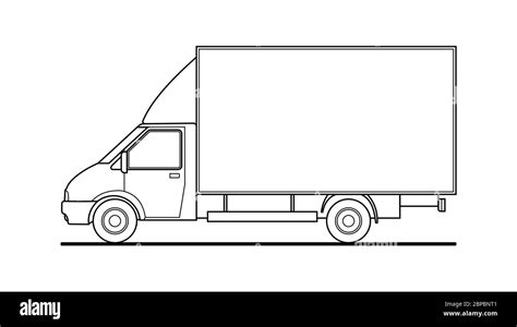 Truck Drawing Outline