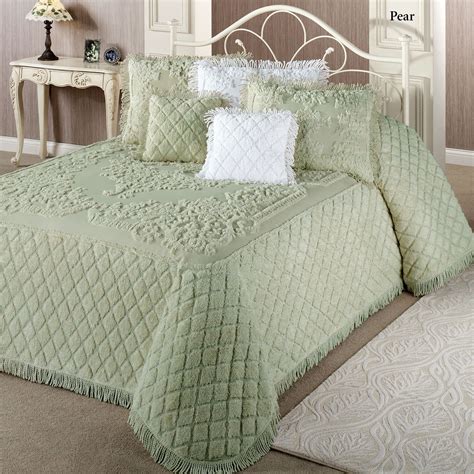 Lilian Cotton Chenille Bedspread Bedding