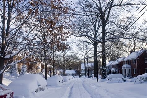 blizzard aftermath street scene | quiet morning after the re… | Flickr