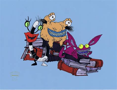 Aaahh!!! Real Monsters Limited Edition Sericel 1990's Animation Art Si - The Cricket Gallery