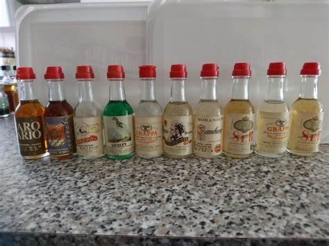 Miniature liquor bottle collecting