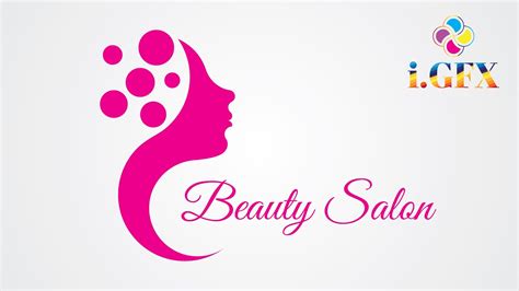 Beauty Salon Logo design | Feminine Logo | Adobe illustrator logo design - YouTube