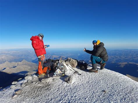 Beautiful summit day on Mount Elbrus - Madison Mountaineering