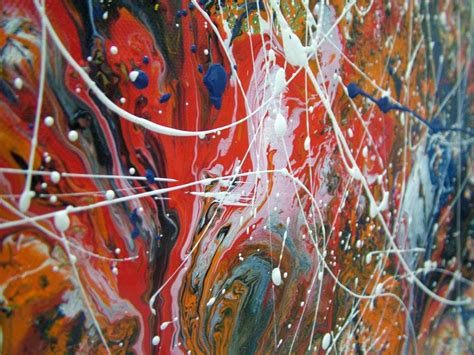 Drip painting | Big Bang Theory | Pollock style art