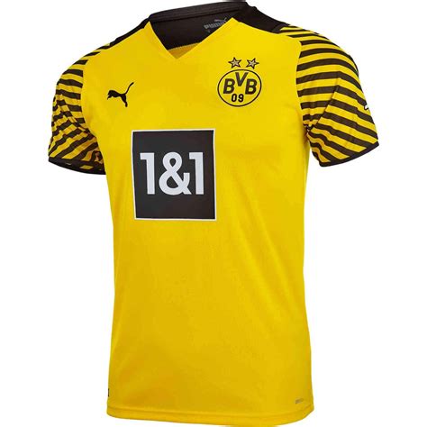 PUMA Haaland 2021-22 Borussia Dortmund REPLICA Home Jersey - YOUTH - 759038-01 – Soccer Zone USA