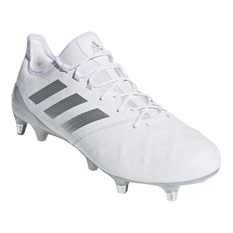 Adidas Kakari Light SG Rugby Boots White | rugbystuff.com