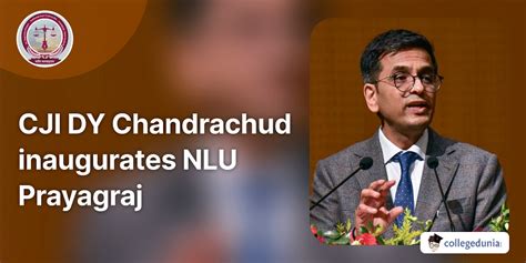 Chief Justice of India Attends NLU Prayagraj Inauguration, Calls for Legal Education in Rural Areas