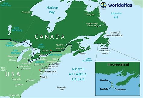 St Pierre & Miquelon - Current French Territories In North America ...