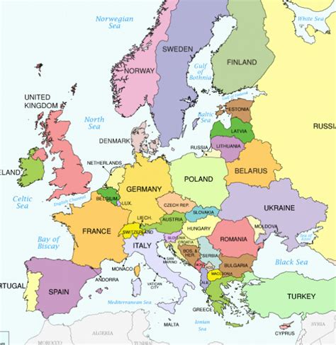 Geography Facts About Europe at Connie Cassano blog