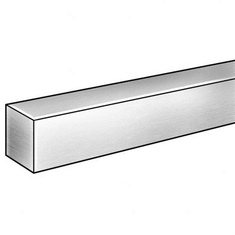 GRAINGER APPROVED Aluminum Square Bar Stock, 1.75 in Thickness, 1-3/4 ...