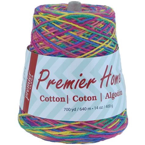 Premier Yarns Home Cotton Yarn - Multi Cone-Rainbow