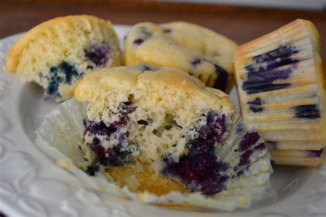 blueberry muffins (inside) - A Dash of Megnut