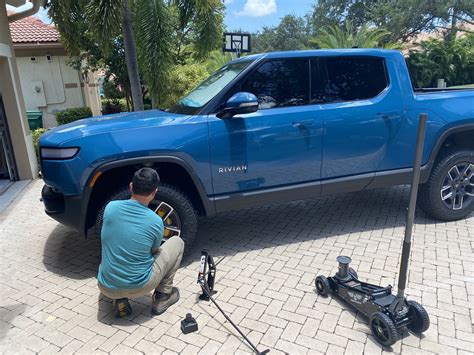 How NOT to change your wheel: Rivian Mobile Repair to the rescue ...