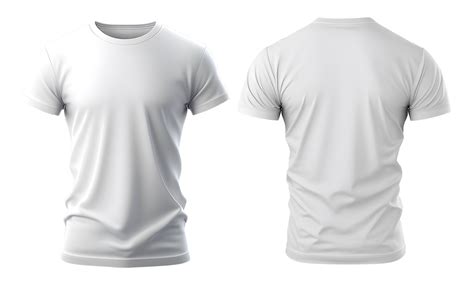 White t shirt png front and back free png images download