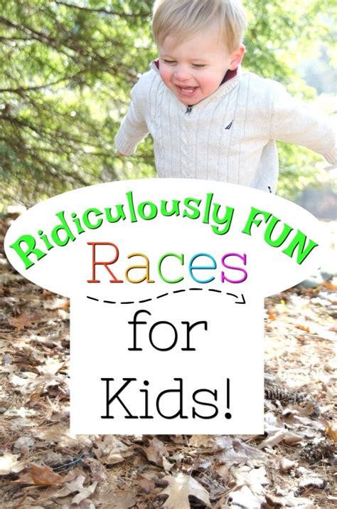 Ridiculously FUN Race Ideas for Kids - How Wee Learn