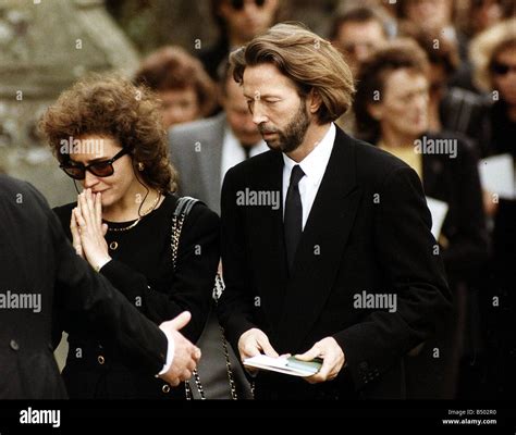 Eric Clapton singer with the mother of his son Lori Dal Santo at the ...