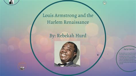 Louis Armstrong and the Harlem Renaissance by Rebekah Hurd on Prezi