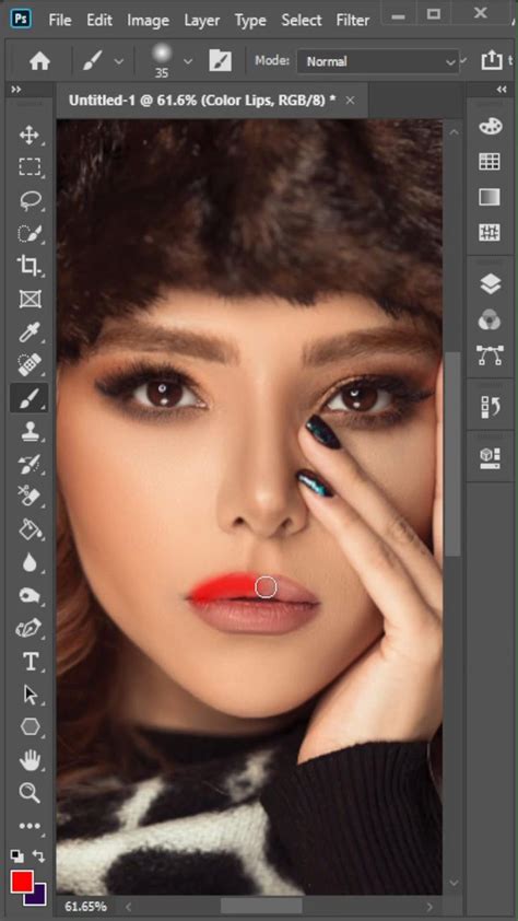 Mind Blowing Photoshop Lipstick Effect 💄 in 2023 | Photoshop tutorial ...
