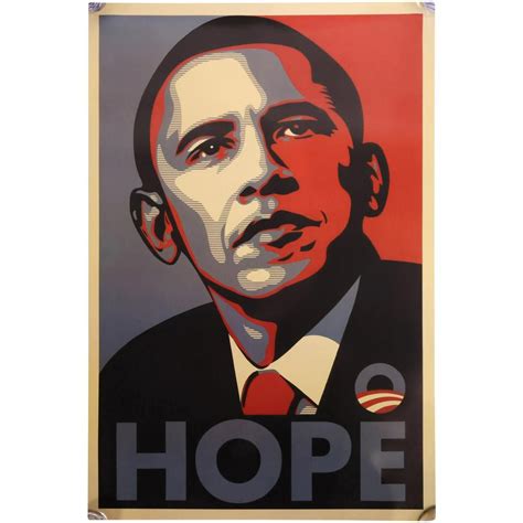 Shepard Fairey - 'OBAMA, HOPE' Poster - Oct 24, 2022 | Donny Malone Auctions in NY