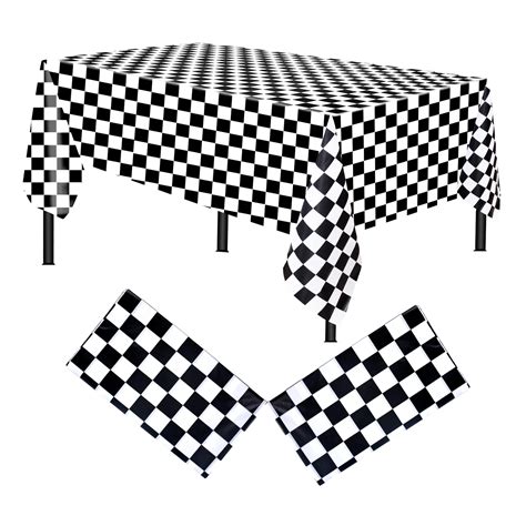 Checkerboard-Tablecloth-Black-and-White-Chess-Board-Rectangular-Tablecloth-Picnic-Mat-for-Party ...