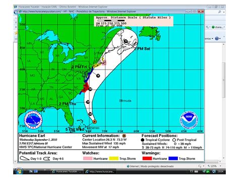 Mapa De Huracanes
