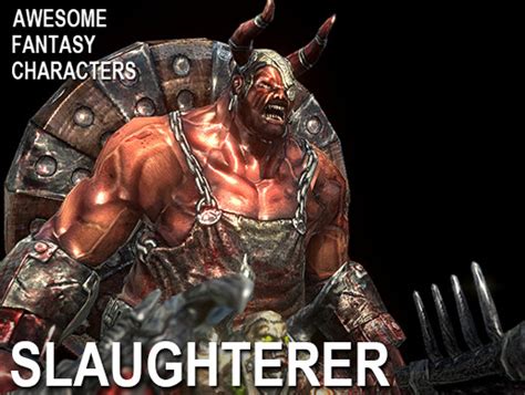 Awesome Fantasy Characters - Slaughterer | 3D Creatures | Unity Asset Store