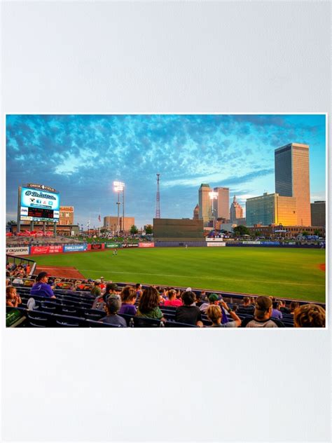 "Oneok Stadium, Tulsa Drillers, Tulsa Skyline Photo, Tulsa Art, Best ...