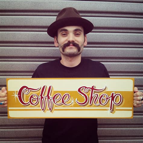 Tj Pinstriping: "Coffee Shop" sign For Sale Lettering Guide, Lettering Ideas, Coffee Shop Signs ...