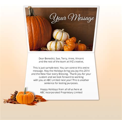 Business Thanksgiving Cards | Company Greeting eCards Thanksgiving Day