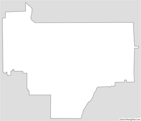 Map of Bullock County, Alabama - Thong Thai Real