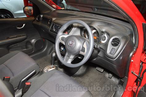 2015 facelifted Honda Brio interior at the 2015 Indonesia International ...