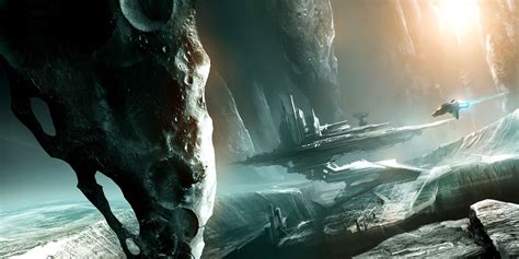 ArtStation - ASTEROID BASE, Alexander Preuss | Sci fi, Sci fi fantasy ...