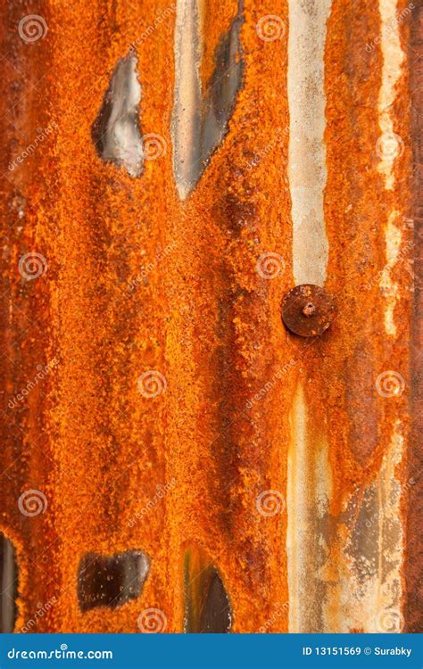 Rust on old metal plate stock image. Image of textured - 13151569