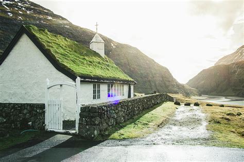 Church In The Town Of Saksun Photograph by Sergio Villalba - Pixels