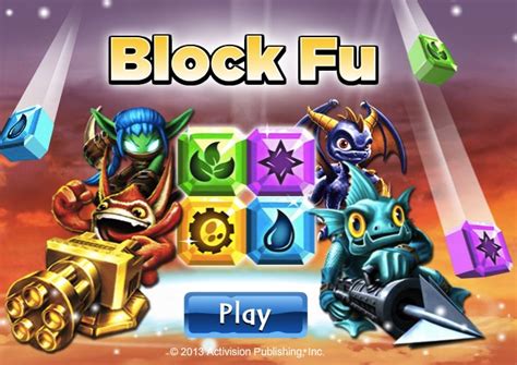 BLOCK FU - SKYLANDERS GAMES