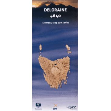 Deloraine 1:25k Topo Map - Geographica