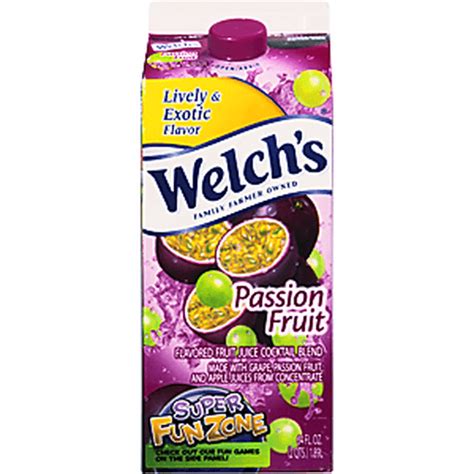 Welch's Fruit Juice Cocktail Passion Fruit | Dairy | Foodtown