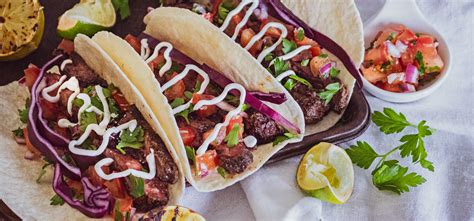 Recipe For Marinated Skirt Steak Tacos Made With Barbecued Canadian Wagyu