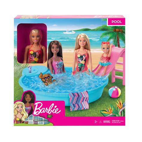 Barbie Pool Playset with Doll - Shop Playsets at H-E-B