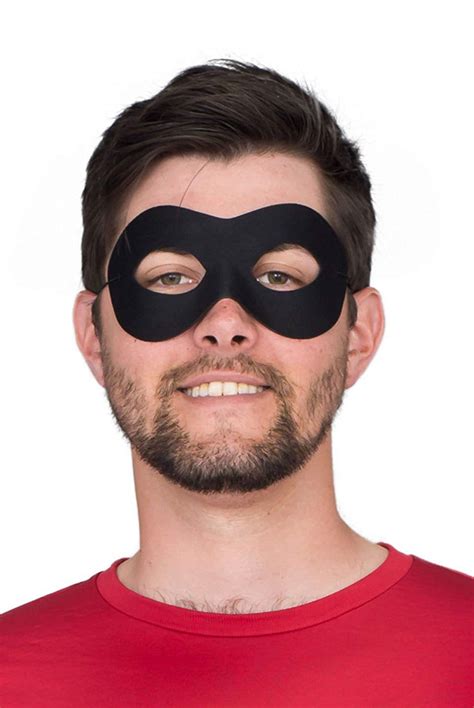 Superhero Black Eye Mask Costume Accessory - Walmart.com