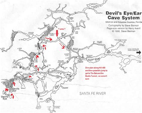 Florida Cave Diving Map - Printable Maps