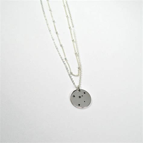 Zodiac Layered Necklace, Sterling Silver | Starring You Jewelry